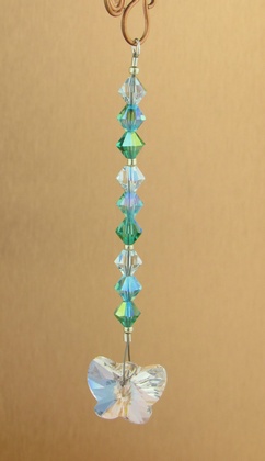 Crystal Sun Catcher - Butterfly: click to enlarge