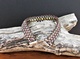 Leather & Crystal Bracelet - amethyst opal