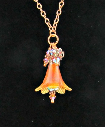 Flower Pendant Topaz: click to enlarge