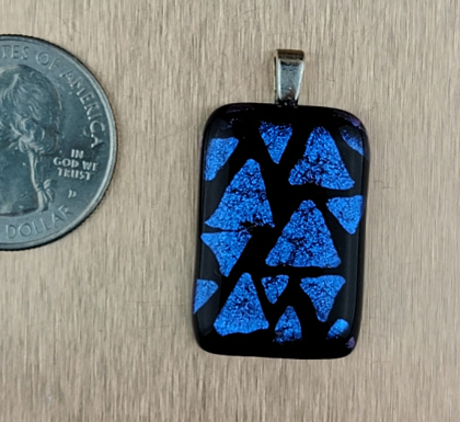 Etched Pendant - Triangles: click to enlarge
