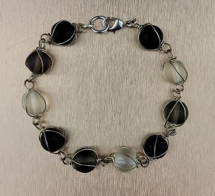 Etched Glass Bracelet: click to enlarge