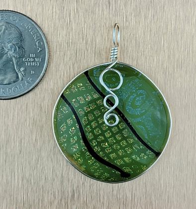 Wire Wrapped Pendant: click to enlarge