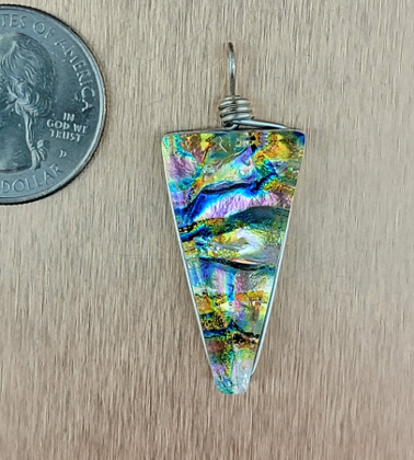 Wire Wrapped Pendant: click to enlarge