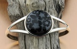 Black Flower Bracelet