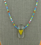 Glass Heart Necklace