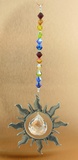 Crystal Sun Catcher - Sun w/Ball