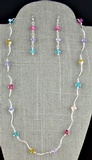 Twisted Crystal Necklace Set