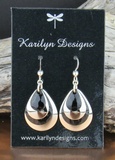 Silver Dragonscale Earrings