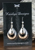 Silver Dragonscale Earrings