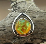 Dichroic Teardrop Pendant