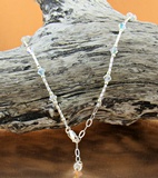 Clear Crystal Anklet