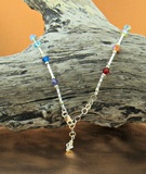 Rainbow Crystal Anklet